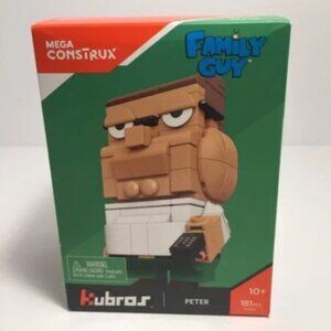 Building Toys Family Guy Peter Griffin KUBROS Mega CONSTRUX DXB83 #27 181 pcs